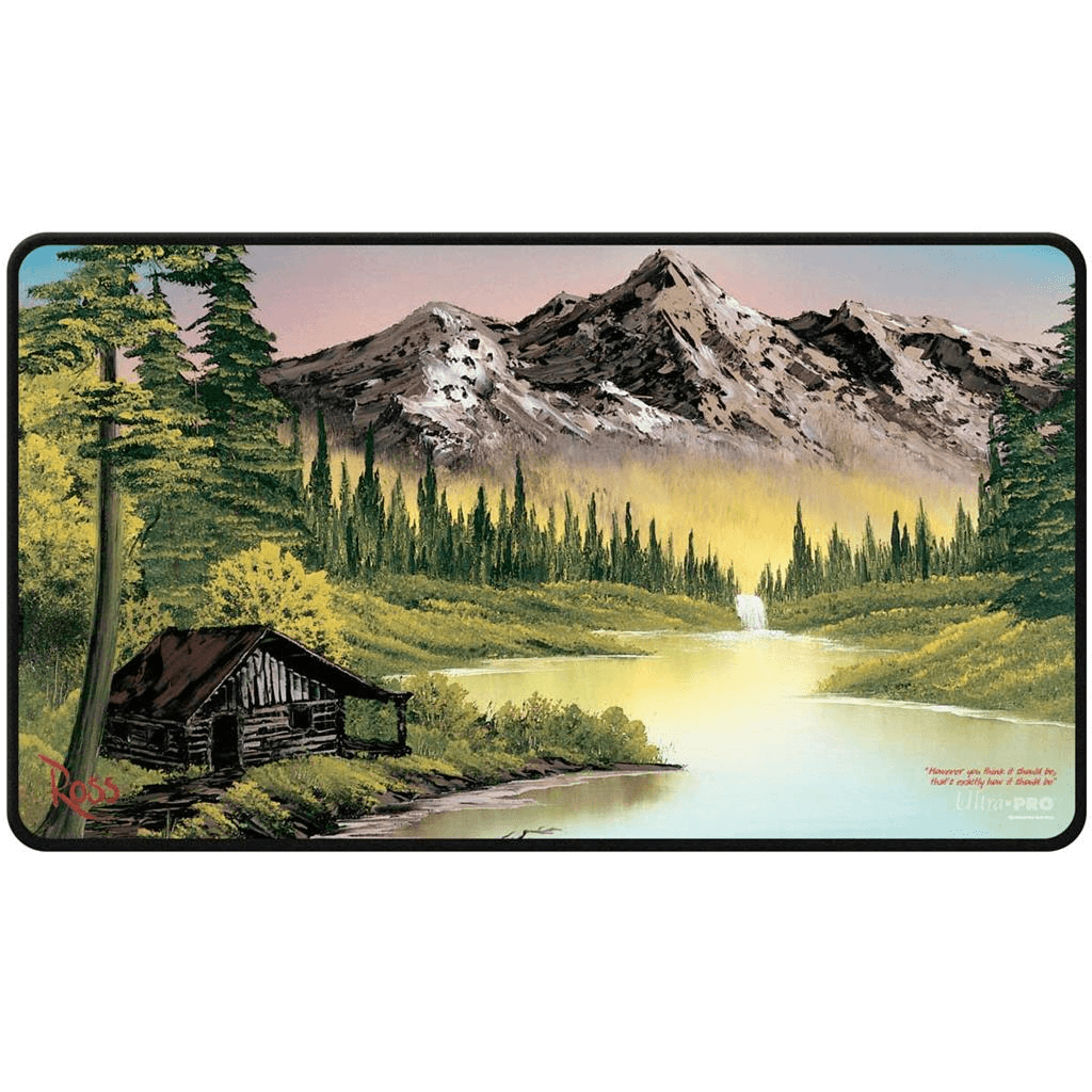 Mighty Mountain Lake - Bob Ross Stitched Playmat