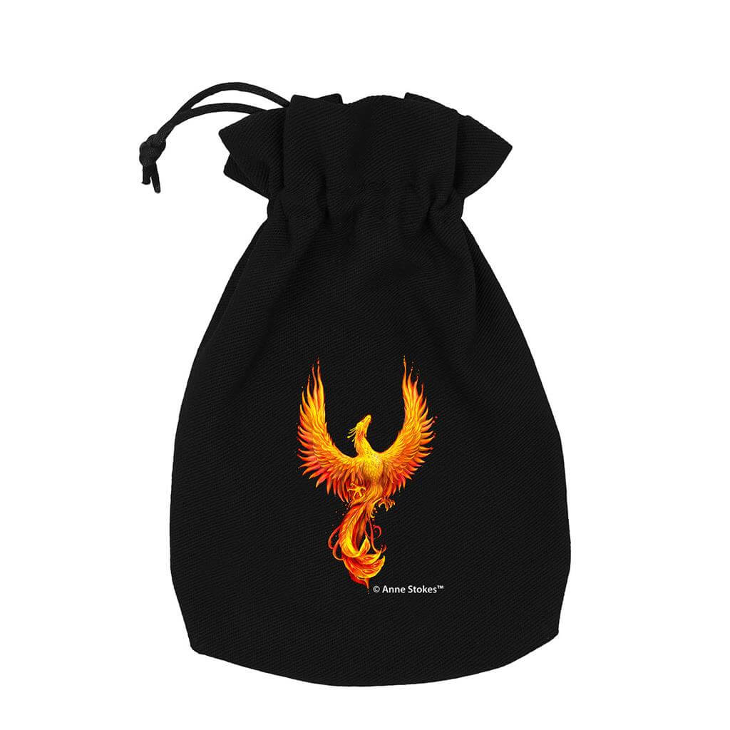 Phoenix - Anne Stokes Dice Bag