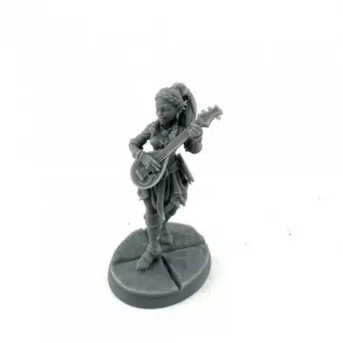 Ryelle Rainheather, Elf Bard - Unpainted Miniature