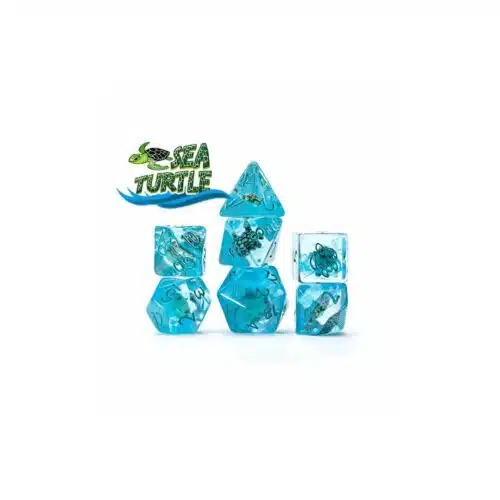 Sea Turtle Dice - 7 stuks