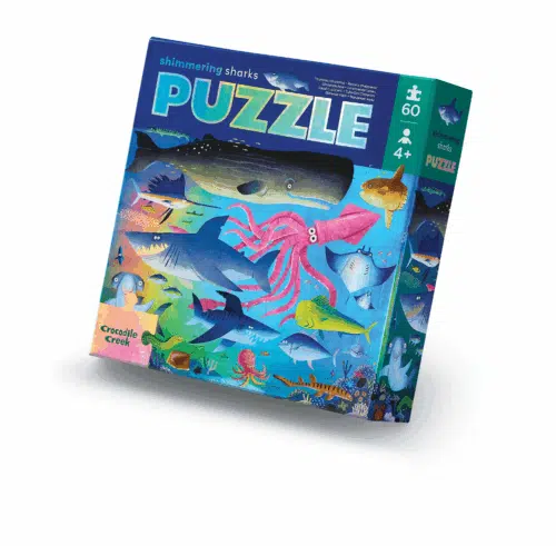Shimmering Sharks - Holographic Puzzle - 60 stukken