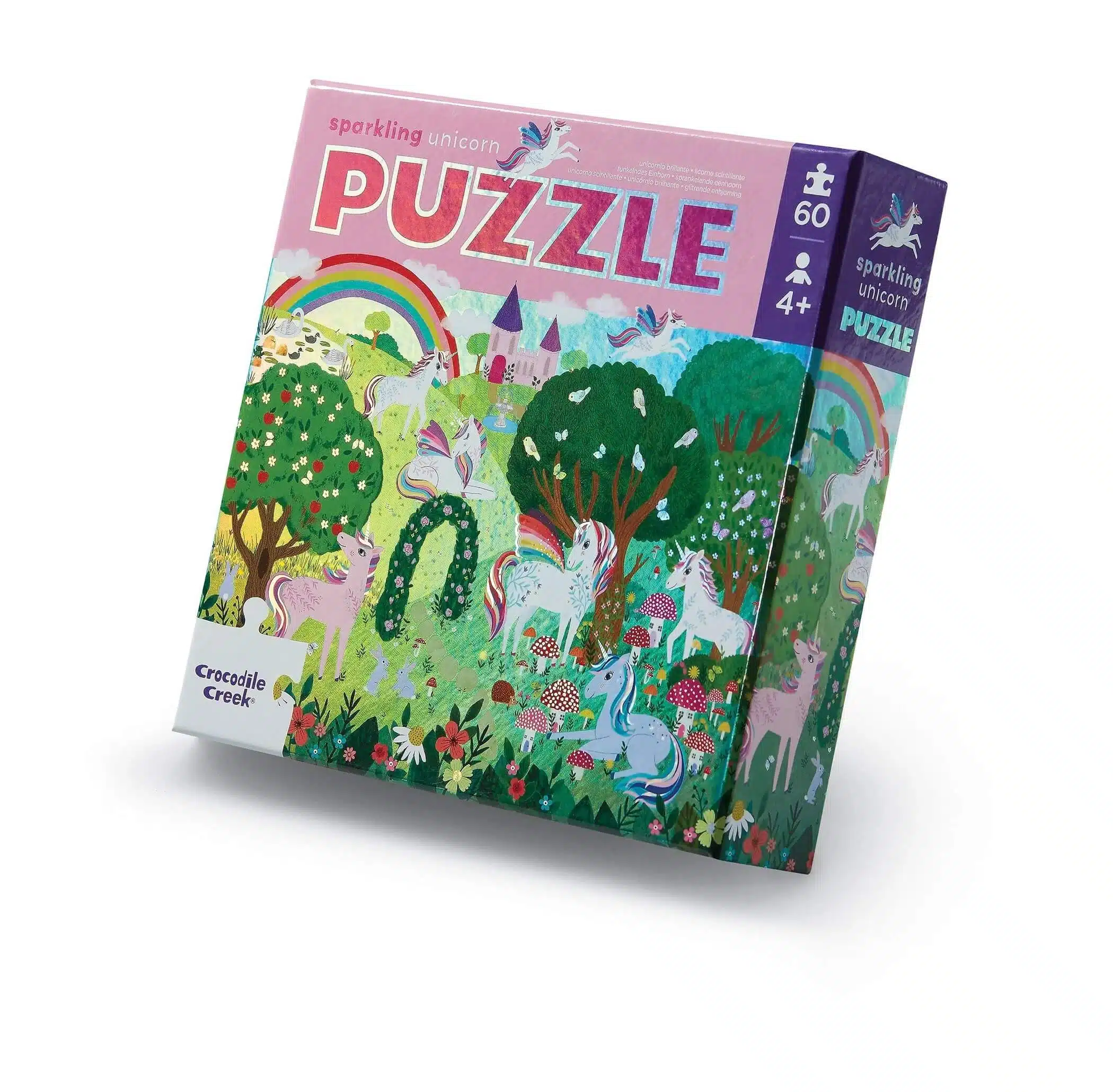Sparkling Unicorn - Holographic Puzzle - 60 stukken