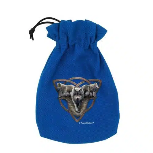 Wolf Trio - Anne Stokes Dice Bag