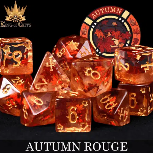 Autumn Rouge - Dice set - 11 stuks