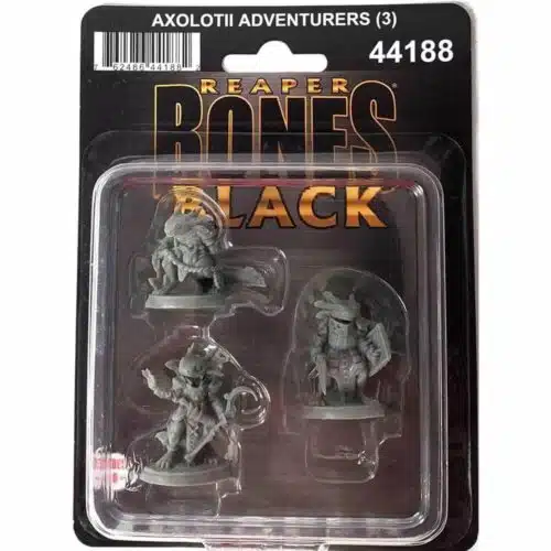 Axolotii Adventurers (3) - Unpainted Miniatures
