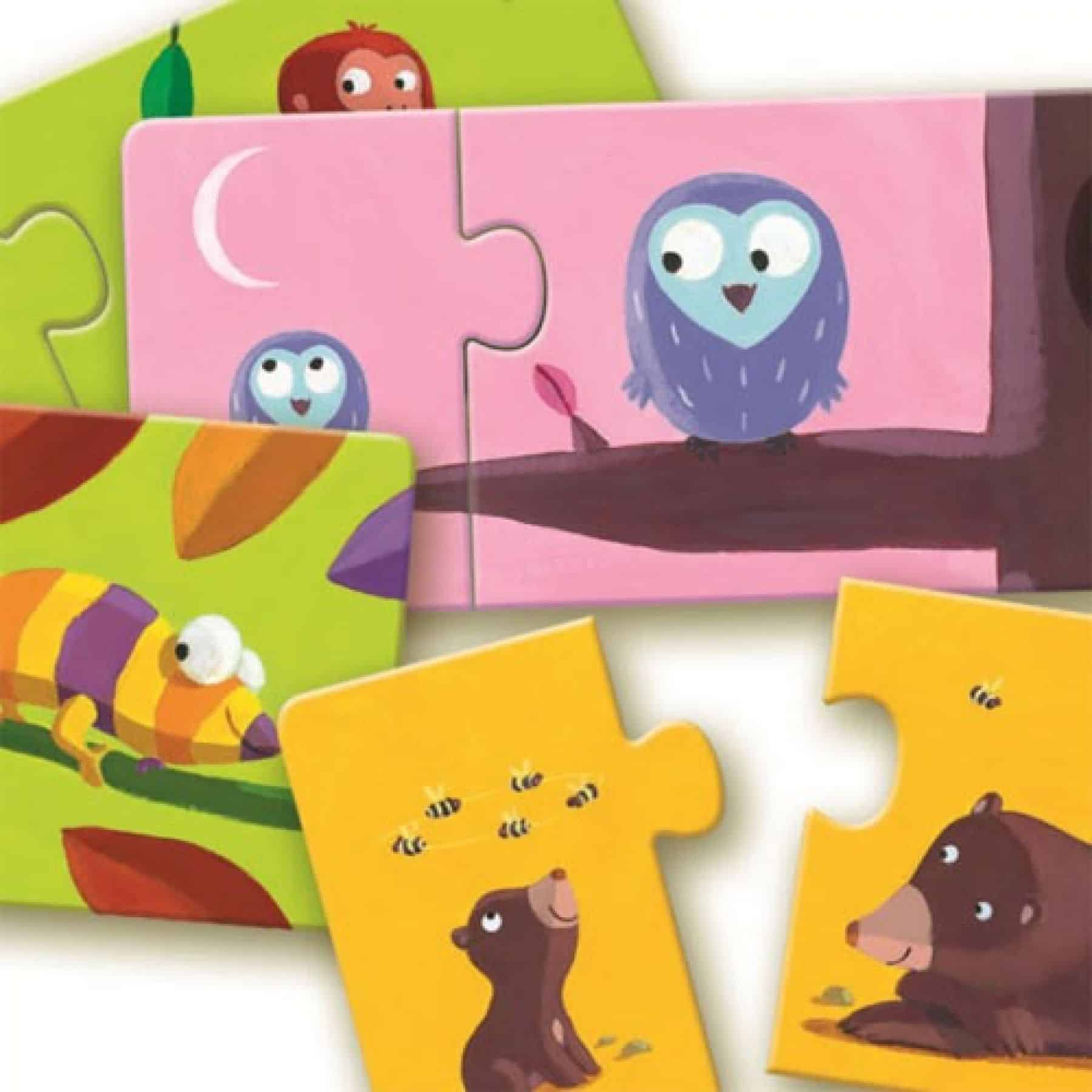 Moeder & Baby Duo Puzzel - 10 puzzels