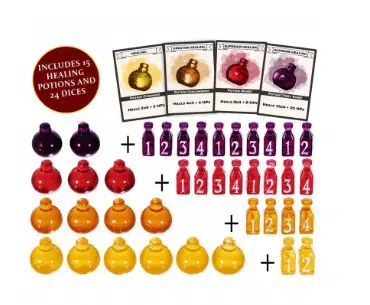 RPG Potion Dice & Tokens