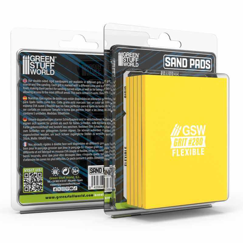 280 Grit - Flexible Sand Pads