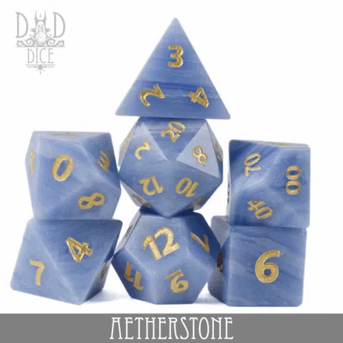 Aetherstone - Gemstone Dice set - 7 stuks