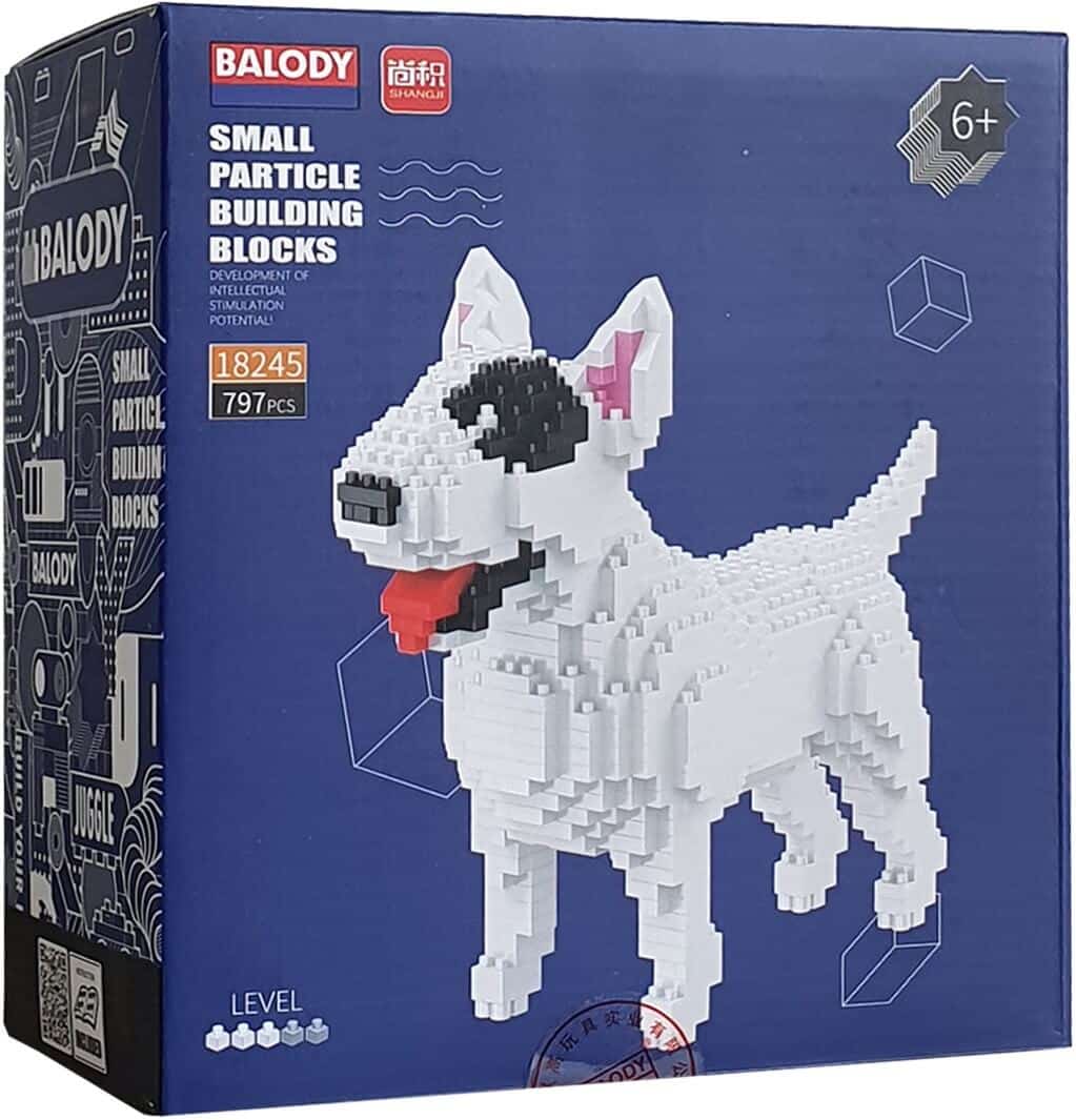 Bull Terrier - NanoBlocks - 797 stukjes