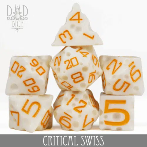 Critical Swiss - Dice set - 7 stuks