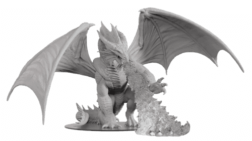 Gargantuan Bahamut - D&D Unpainted Miniature