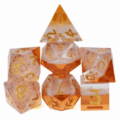 Hold My Beer - Handmade Dice set - 7 stuks