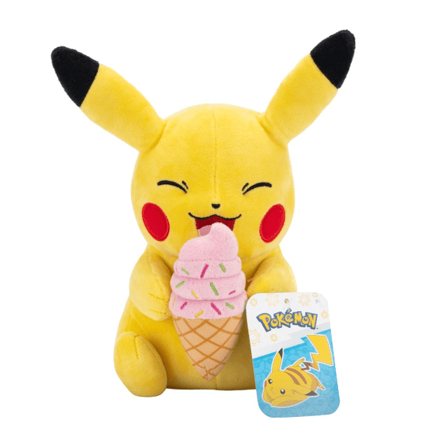 Pikachu with Ice Cream - 20cm Pokémon plush