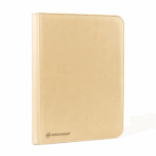 Sand - Zipped 9-Pocket Toploader Binder