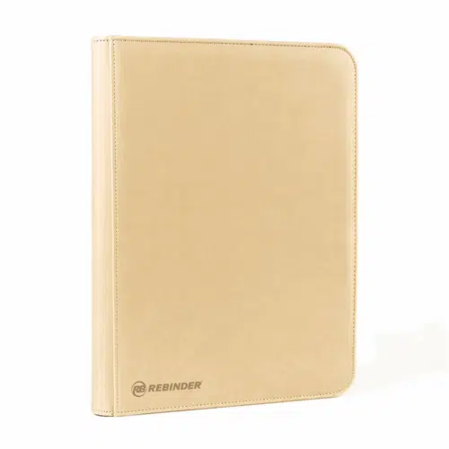 Sand - Zipped 9-Pocket Toploader Binder