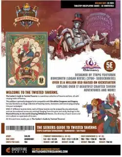 The Seeker's Guide to Twisted Taverns - for D&D 5.0