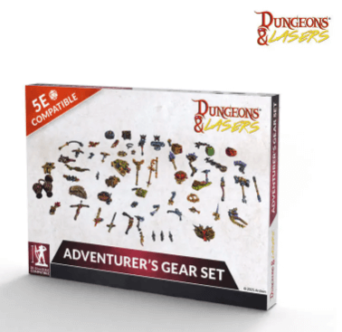 Adventurer's Gear Set - Pre-painted Dungeons & Lasers