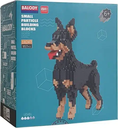 Dobermann - NanoBlocks - 957 stukjes