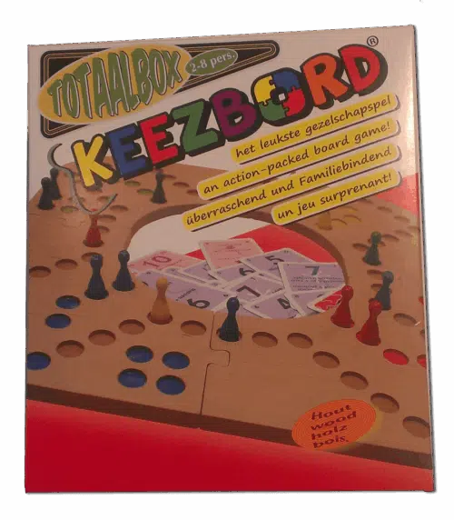 Keezbord Totaalbox Hout 2-8 Personen