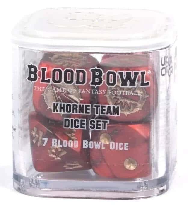 Khorne Team Dice Set - Blood Bowl