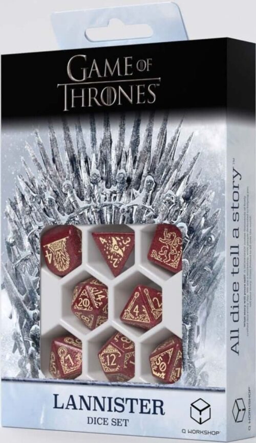 Lannister - Game of Thrones Dice Set