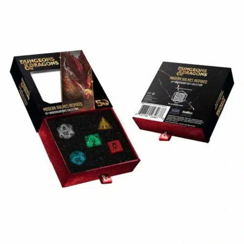 Modern Holmes Inspired - D&D 50th Anniversary Dice - 5 stuks