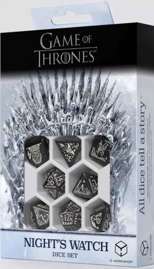 Night's Watch - Game of Thrones Dice Set