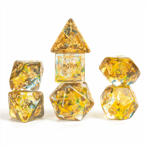 Ranger Green/Multi - D&D Adventure Dice set - 16 stuks