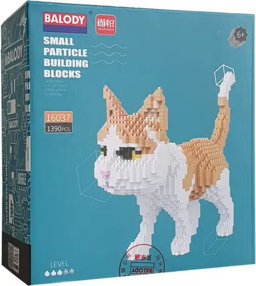 Rode kat - NanoBlocks - 1390 stukjes