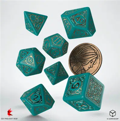Triss, Beautiul Healer - The Witcher Dice Set