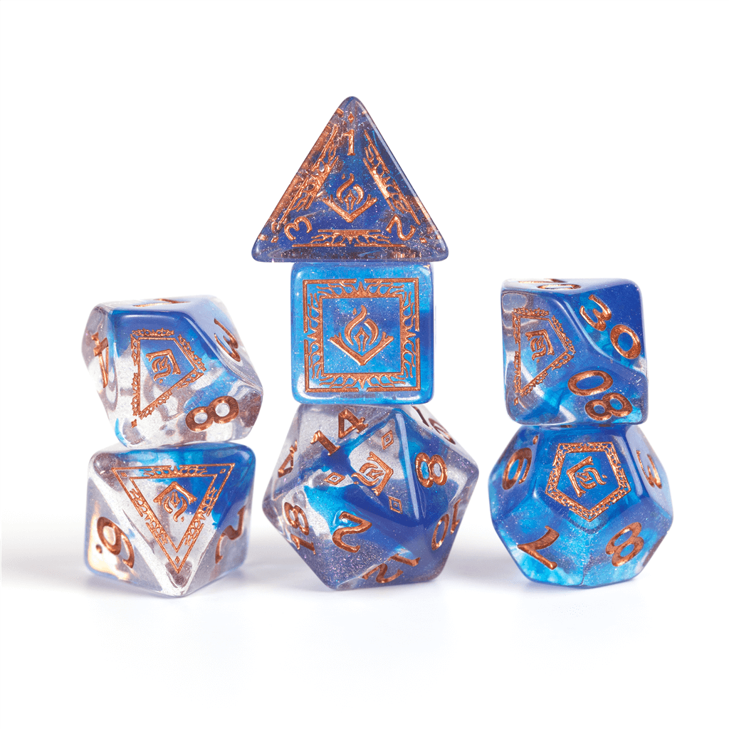 Wizard Blue - D&D Adventure Dice set - 16 stuks