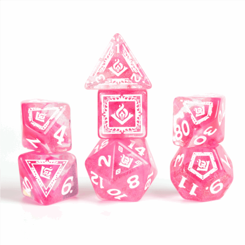 Wizard Fuchsia - D&D Adventure Dice set - 16 stuks