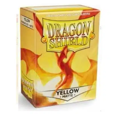 Yellow - Matte Sleeves - 100 stuks