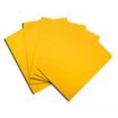 Yellow - Matte Sleeves - 100 stuks