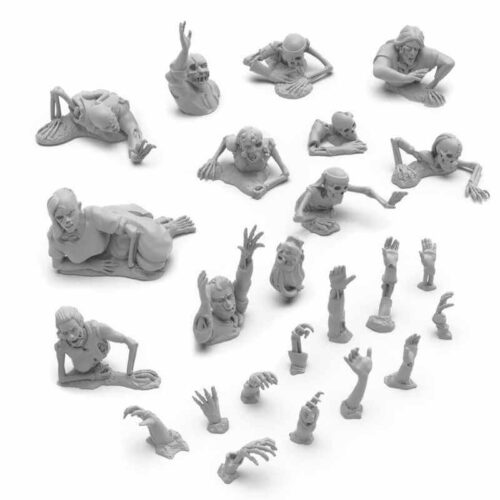 24x Dead Rising Zombies - Unpainted Miniatures