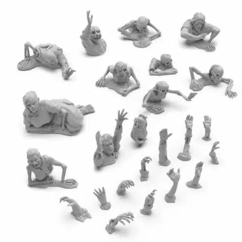 24x Dead Rising Zombies - Unpainted Miniatures
