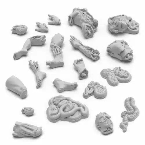 30x Severed Body Parts - Unpainted Miniatures