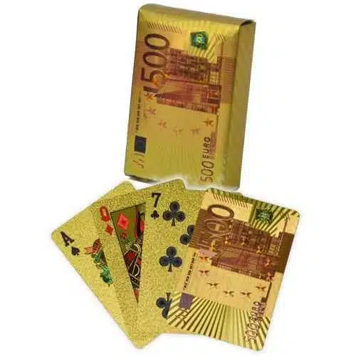 500 Euro Goud - Speelkaarten