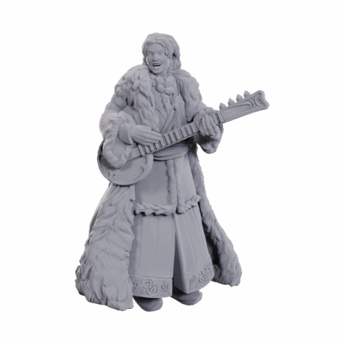 Ansalon, Human Bard - Unpainted D&D Miniatures
