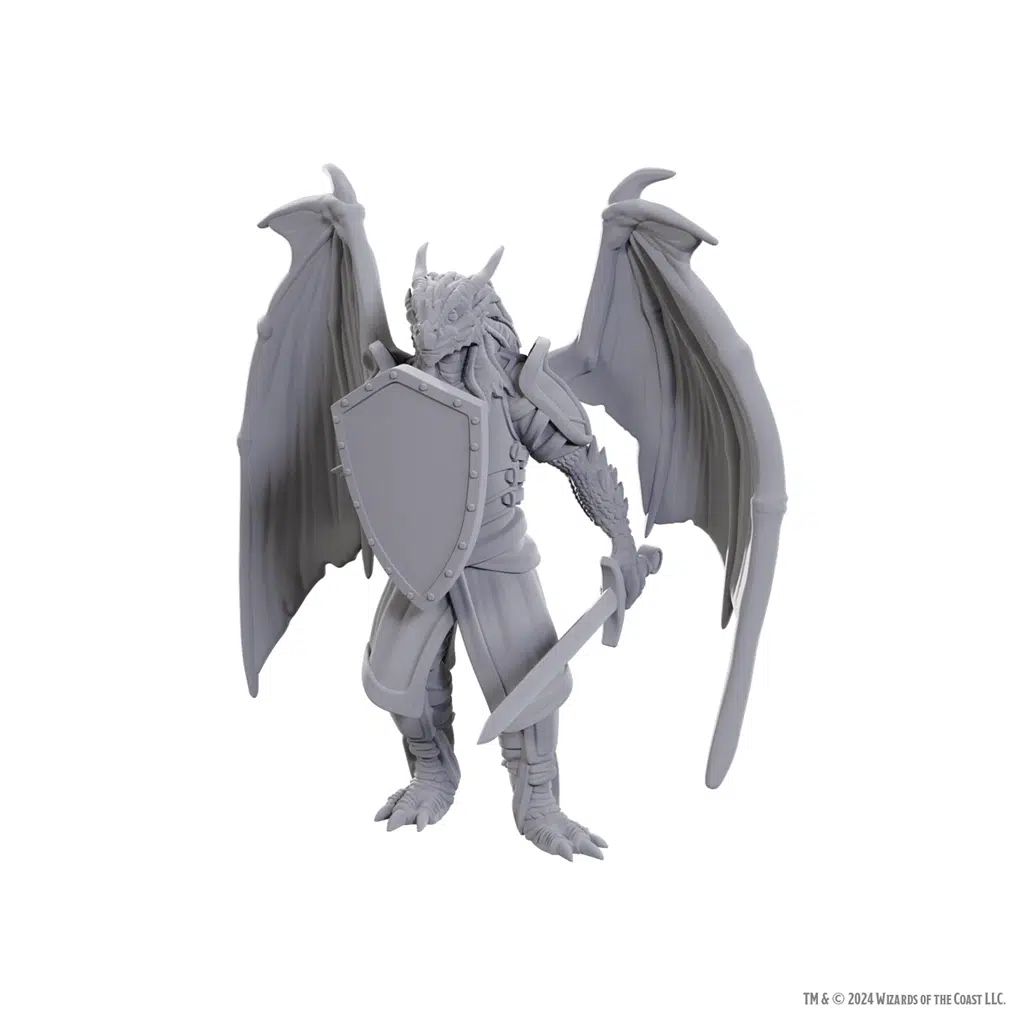 Dragonborn of Bahamut - Unpainted D&D Miniatures