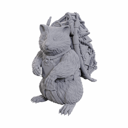 Giant Space Hamster - Unpainted D&D Miniatures