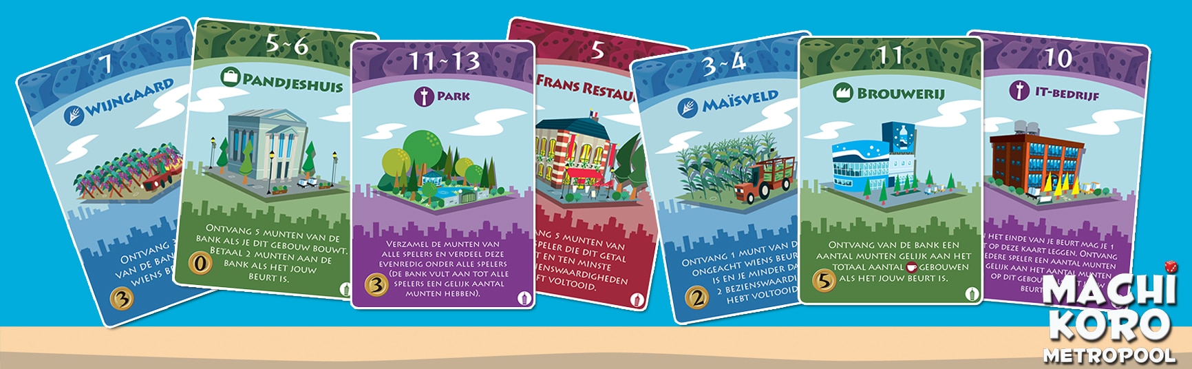 Metropool - Machi Koro Uitbreiding