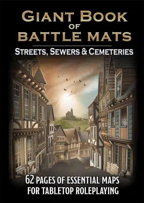 Streets, Sewers & Cemeteries - Giant Book of Battle Mats