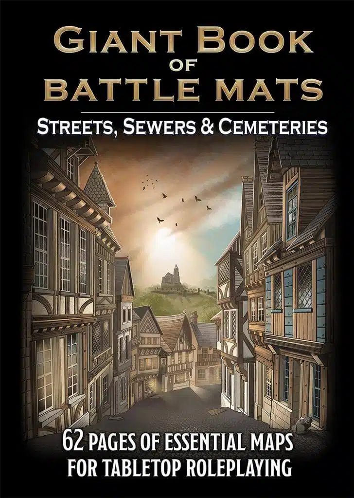 Streets, Sewers & Cemeteries - Giant Book of Battle Mats