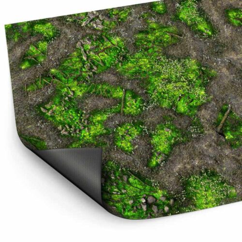Wargame Mat - 180x120 cm - Boneblight Marsh