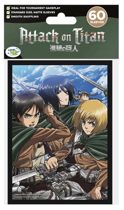 Battle Trio - Attack on Titan Small Sleeves - 60 stuks