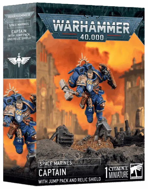 Captain With Jump Pack & Relic Shield - Space Marines