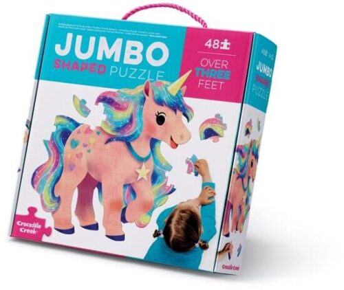 Eenhoorn - Jumbo Shaped Floor Puzzle - 48 stukken