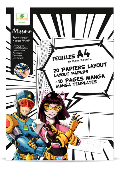 Layout Papers + Manga Templates